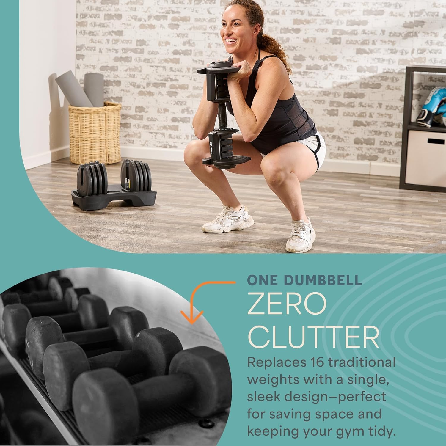 Lifepro Adjustable Dumbbells Set – 15lb, 25lb Pair or 43lb, 55lb & 90lb Single – Quick Adjustment, Anti Slip Handle – Space Saving & Strength Training Weights for Home Gym Exercise & Fitness