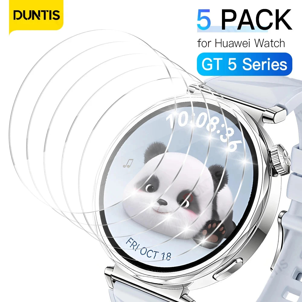 Screen Protector Glass for Huawei Watch GT5 Pro 46mm 42mm 41mm Scratch resistant HD Protective Glass for Watch GT 5 Accessories