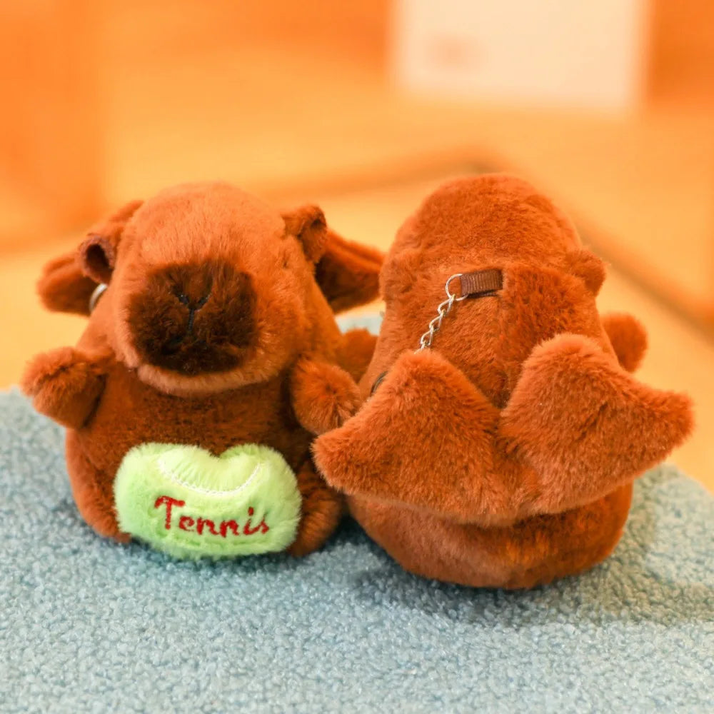 Cute Capybara Plush Toy Hoodie with Wings Simulation Doll Small Size Stuffed Animals Anime Fluffty Toy Birthday Party
