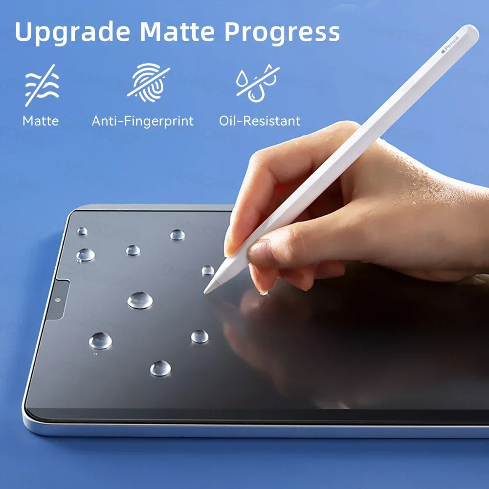 For 2024 iPad Air 11 13 M2 Pro 11 13 M4 Magnetic Paper Feel Film for 10th 9.7 5 6th 10.5 10.2 7 8 9th mini 45 6 Screen Protector
