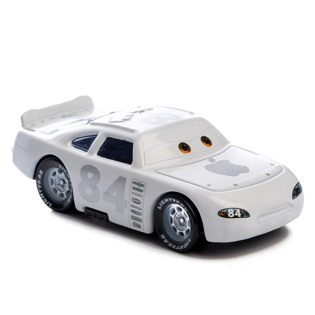 Cars Disney Pixar Cars Lightning McQueen Mater Jackson Storm The King Mater 1:55 Metal Alloy Car Toy Model Toys Children Gifts