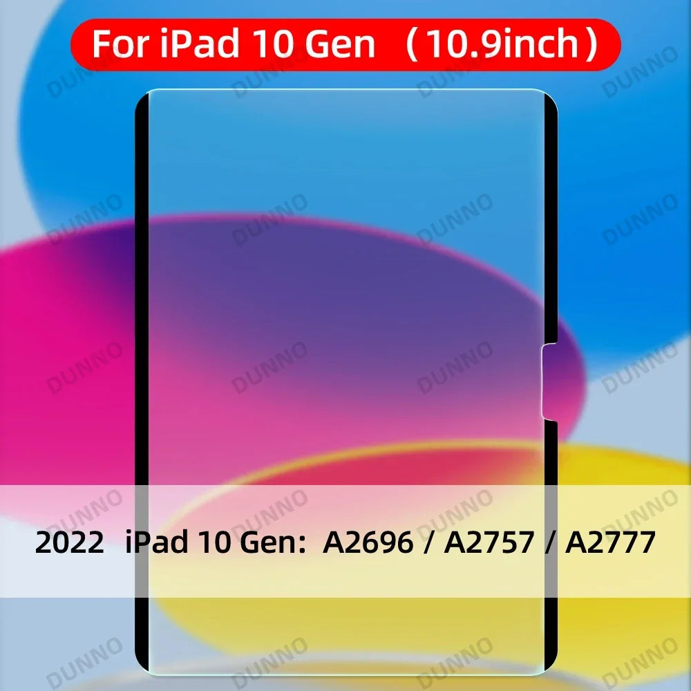 For 2024 iPad Air 11 13 M2 Pro 11 13 M4 Magnetic Paper Feel Film for 10th 9.7 5 6th 10.5 10.2 7 8 9th mini 45 6 Screen Protector