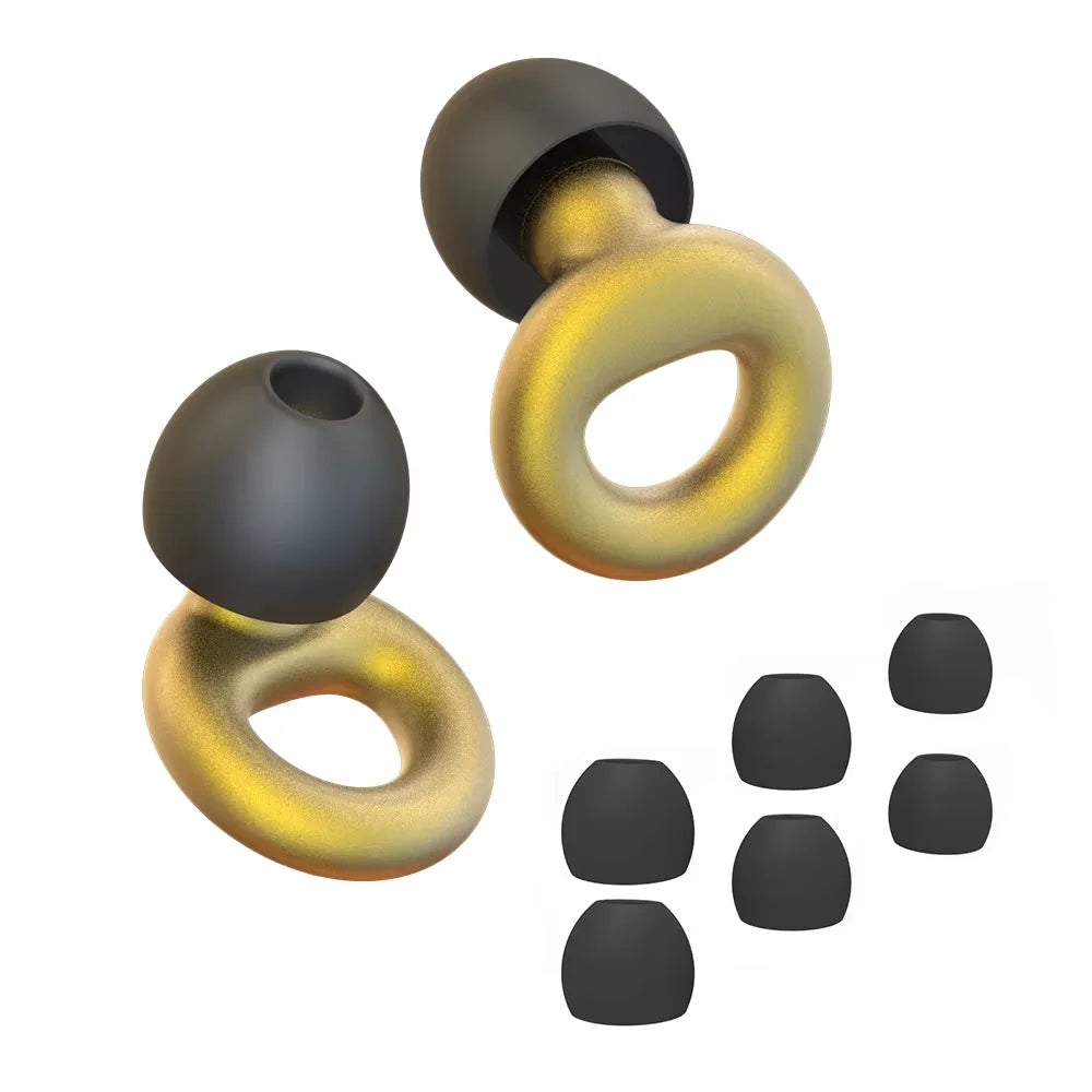 HUAK Silicone Earplugs for Swimming Sleep Noise Cancel Noise Reduction-Soundproof Reduce Disturbances -Quality loop Earplugs