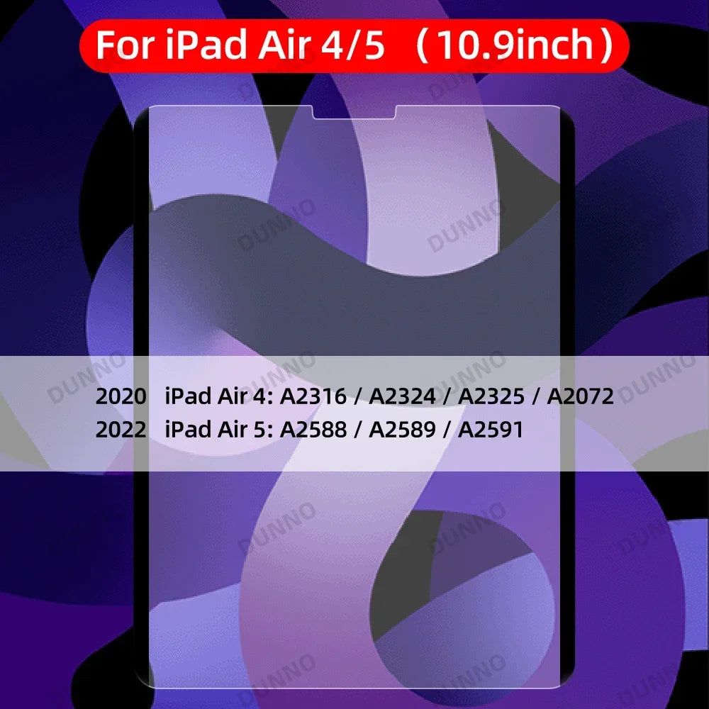 For 2024 iPad Air 11 13 M2 Pro 11 13 M4 Magnetic Paper Feel Film for 10th 9.7 5 6th 10.5 10.2 7 8 9th mini 45 6 Screen Protector