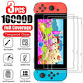 1/2/3PCS Tempered Glass for Nintendo Switch OLED 3 Pieces Screen Protector Film for Nintendo Switch Switch Lite Protective Glass