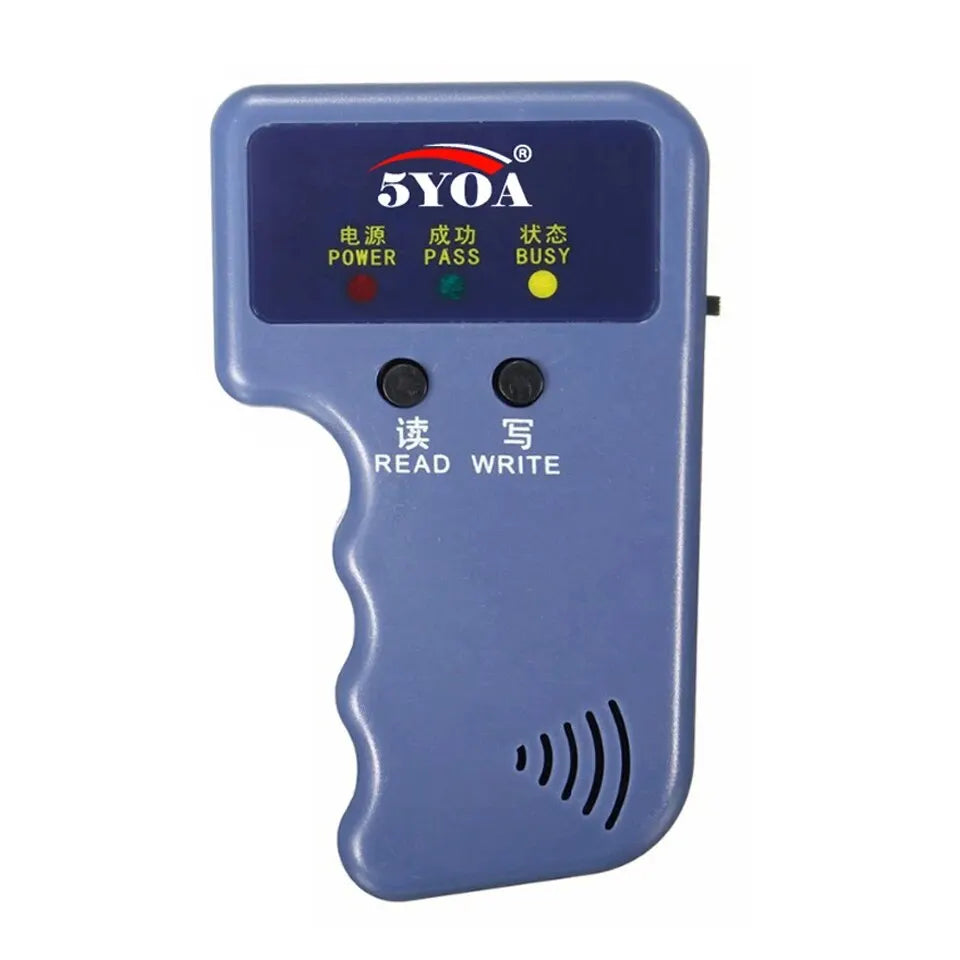 Handheld 125KHz Read EM4100 TK4100 RFID Copier Writer Duplicator Programmer Reader EM4305 T5577 Rewritable ID Keyfobs Tags Cards