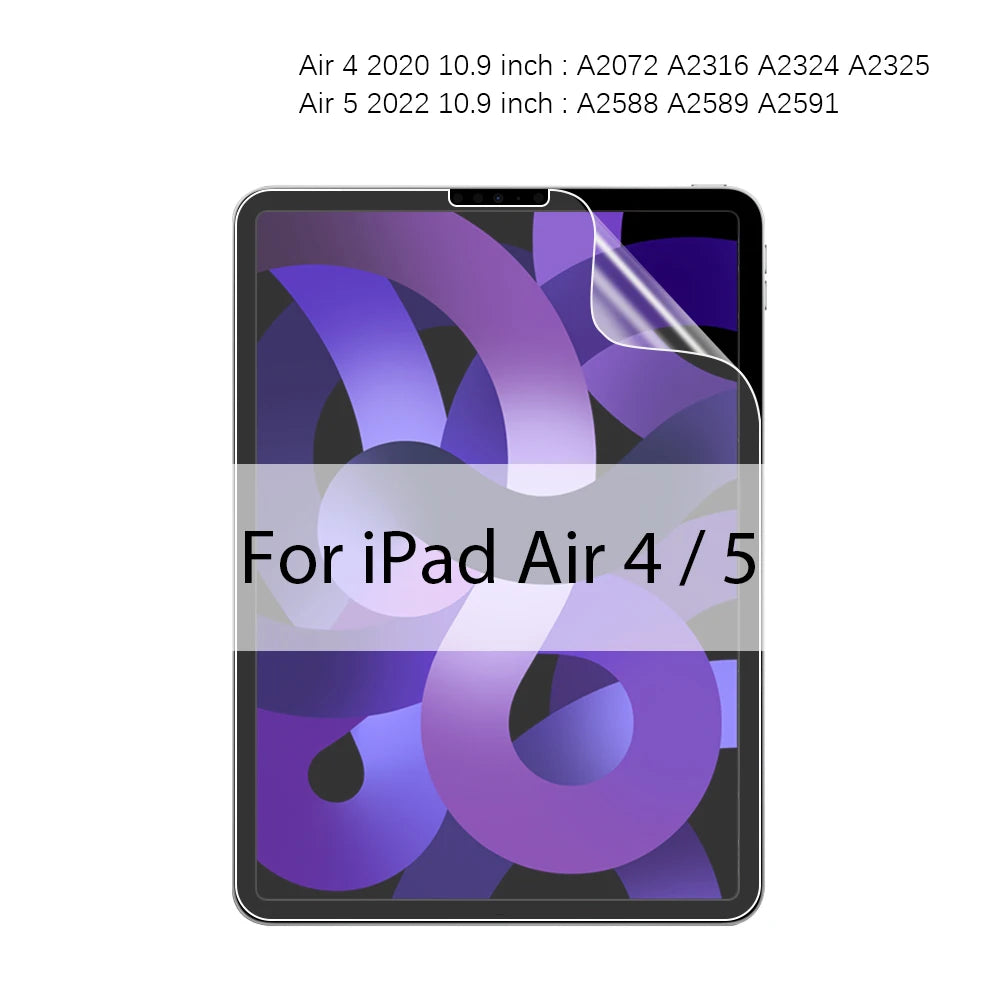 Like Paper Film Screen Protector For Ipad Pro 13 12.9 11 2025 M4 Air 4 5 3 10th 9th 8th 7th Generation Mini 6 7Matte Film Writer