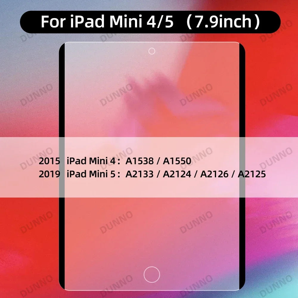 For 2024 iPad Air 11 13 M2 Pro 11 13 M4 Magnetic Paper Feel Film for 10th 9.7 5 6th 10.5 10.2 7 8 9th mini 45 6 Screen Protector