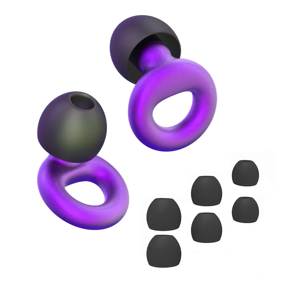 HUAK Silicone Earplugs for Swimming Sleep Noise Cancel Noise Reduction-Soundproof Reduce Disturbances -Quality loop Earplugs