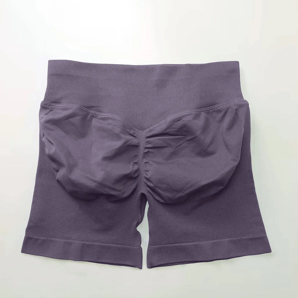 NCLAGEN Seamless Shorts 4.5" Gym Shorts Woman Scrunch Butt Fitness Sports Short Workout Seamless Leggings Running Yoga bottoms
